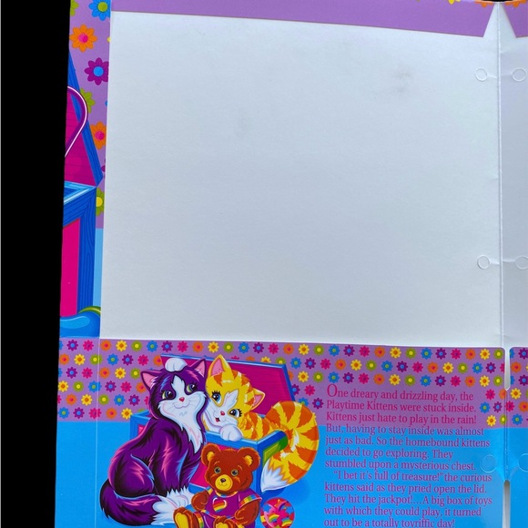 Lisa Frank vintage playtime kittens folder - Picture 3 of 4